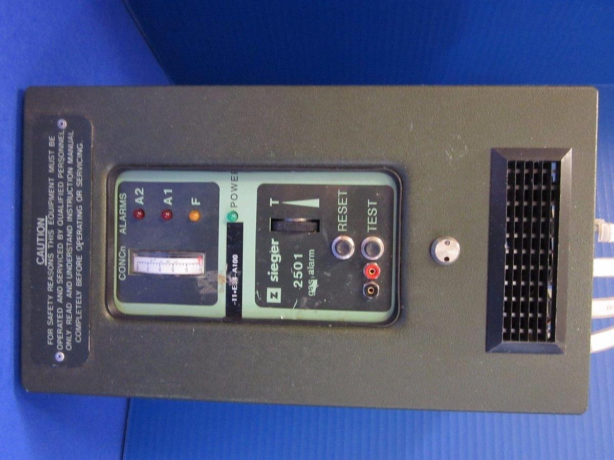 Used Sieger 2501 Gas Alarm, Type 02501-A-00700, Used