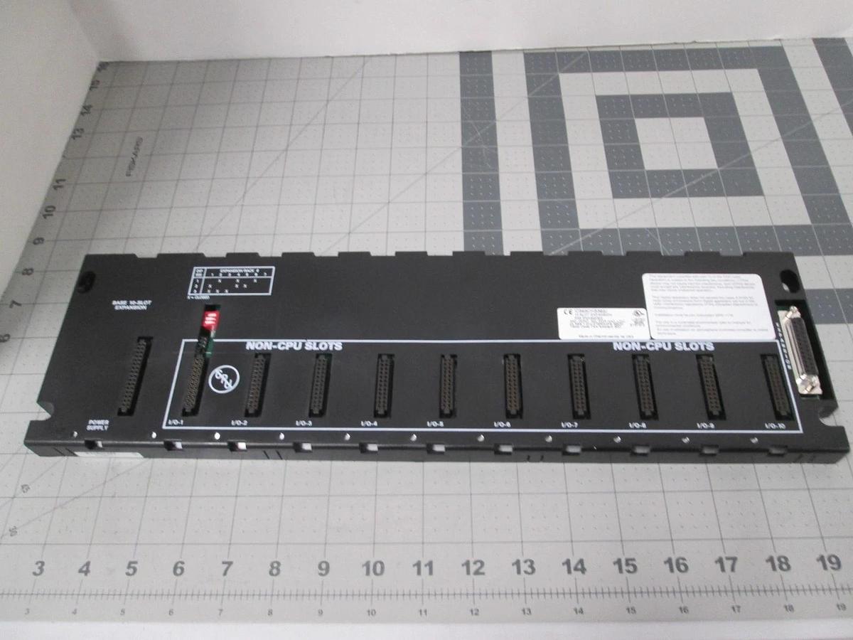 Used GE Fanuc, IC693CHS392J, 10 Slot Baseplate Expansion Module Enhanced, Used