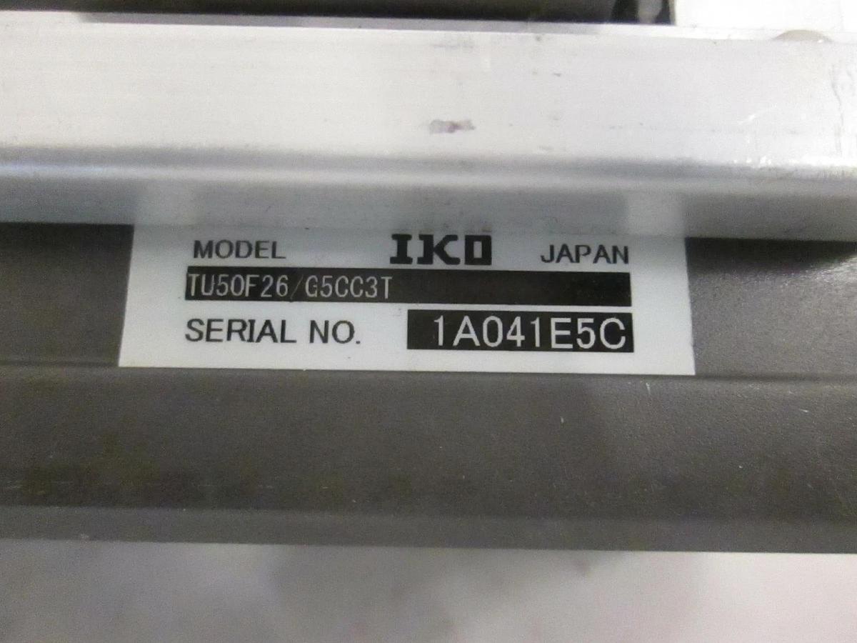 Used IKO, TU50F26/G5CC3T, Linear Actuator Ballscrew Positioning Table, Used