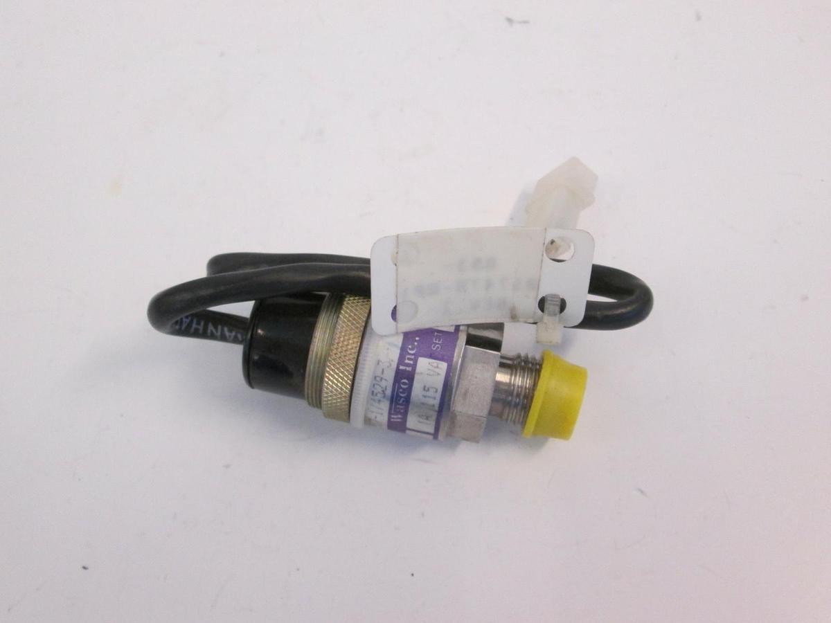 Used Wasco 76B-8537-1/4529-3 Pressure Switch Assy w/ Cable