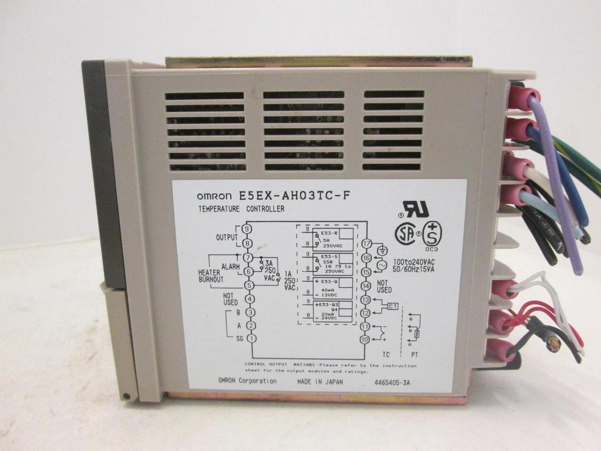 Used Omron, E5EX Temperature Controller, Used