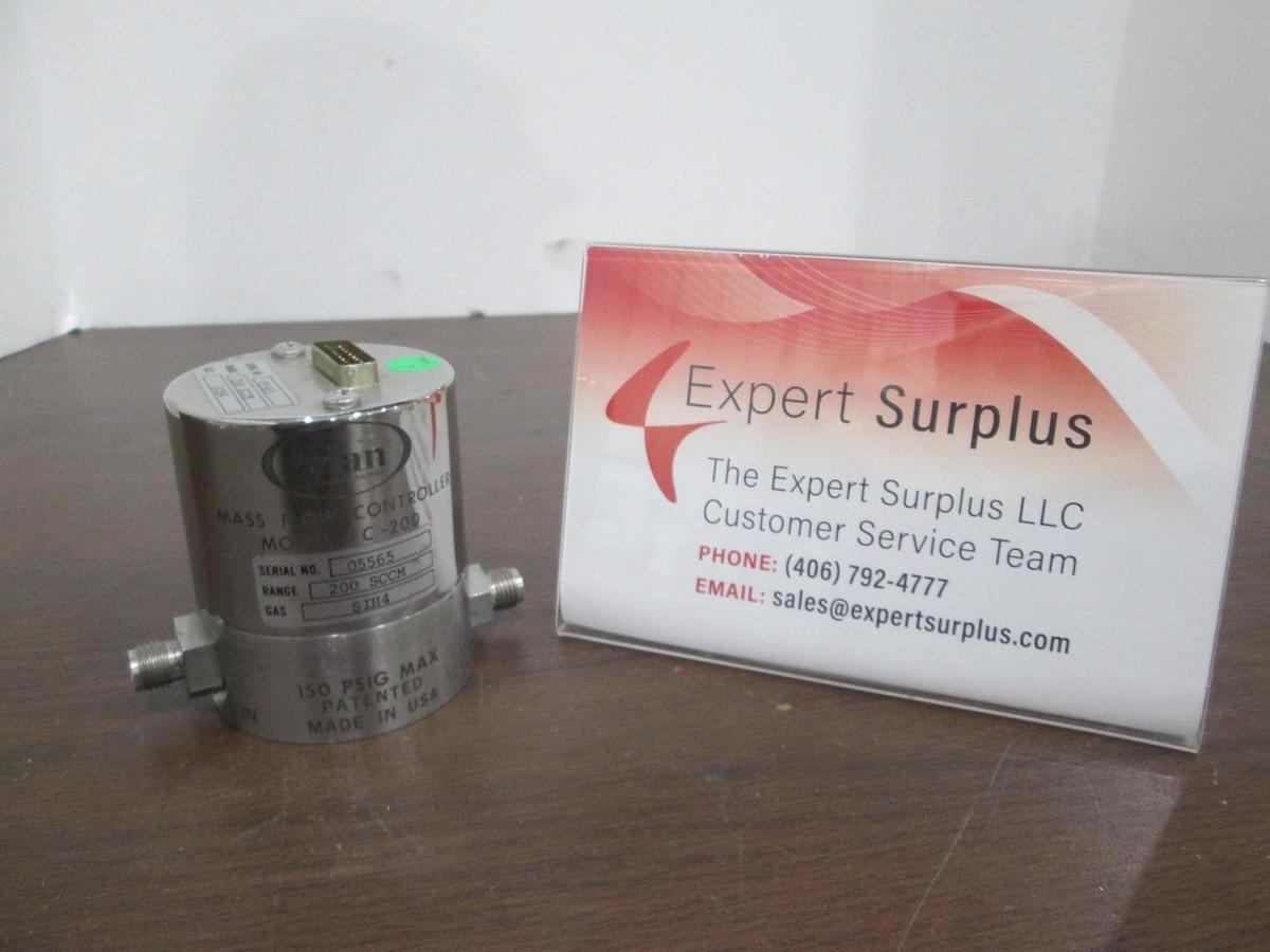 Used Tylan, Mass Flow Controller, FC-200, 200 SCCM, SIH4, Used
