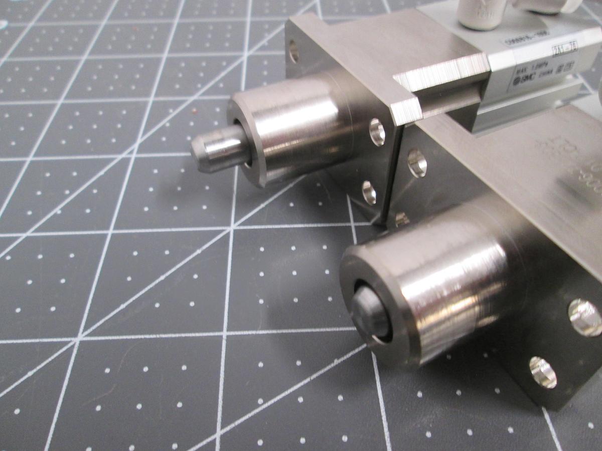 Used SMC CDQSB16-10DC Compact Pneumatic Cylinder Lot of 2