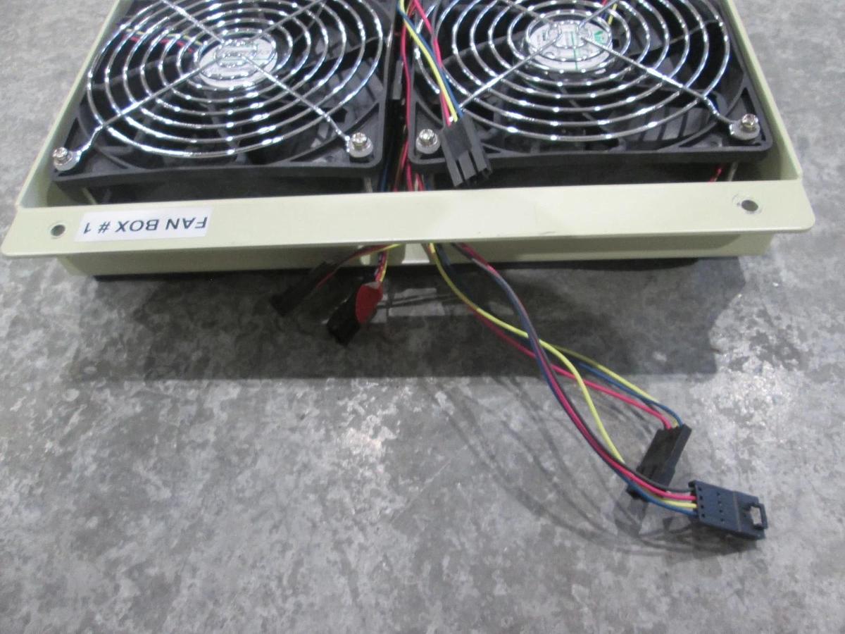 Used Nidec, Fan Case w/ 6 Fans V12E12BGB5, Used