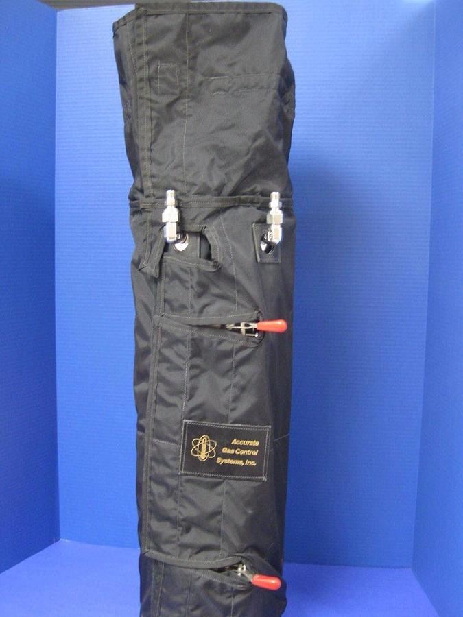 Used Accurate Gas Control Systems Insulation Blanket for Gas Bottle, 23" L x 7" ID