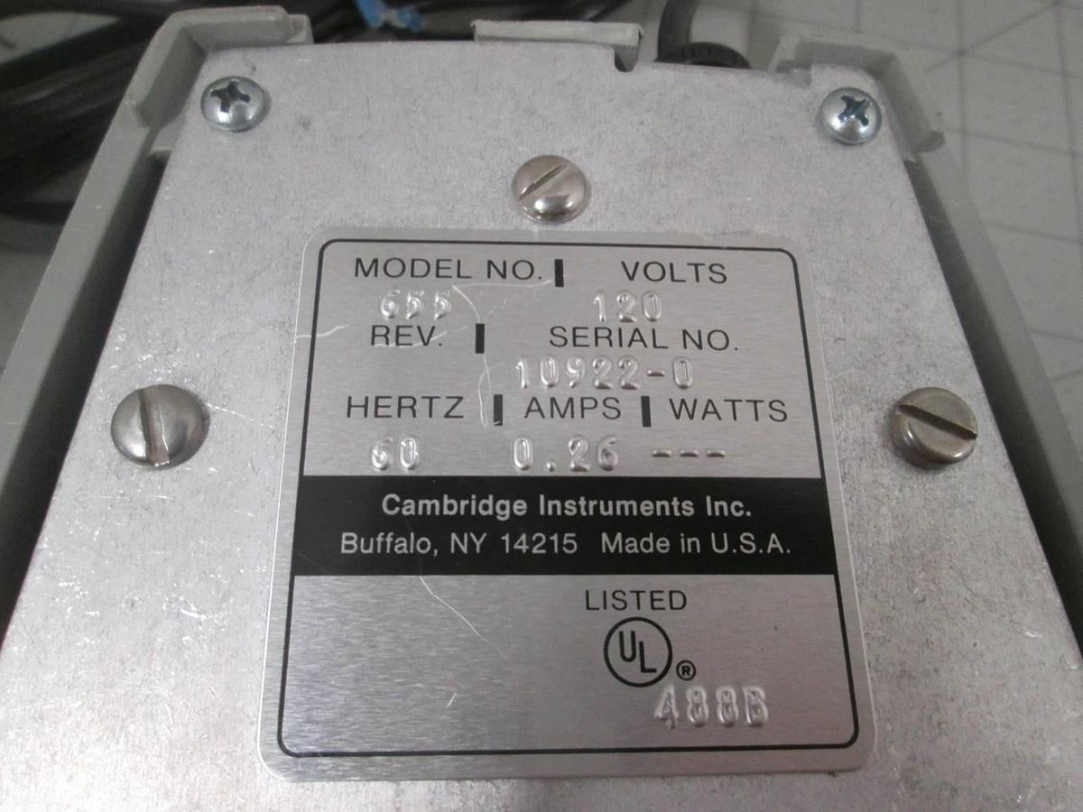 Used Cambridge Instruments Model 655 Power Supply for Illuminator, 120V