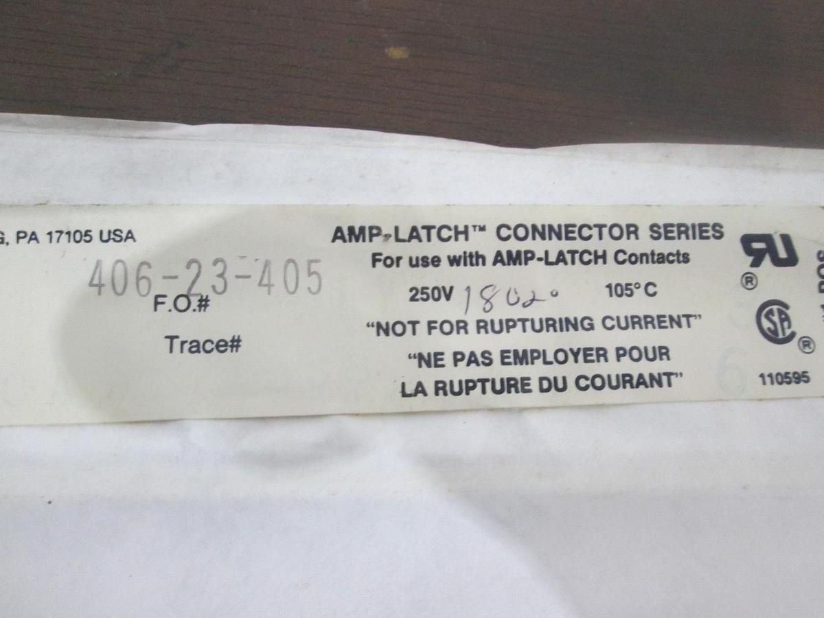 AMP, 406-23-405, Amp-Latch Connector Series, New, Lot of 56