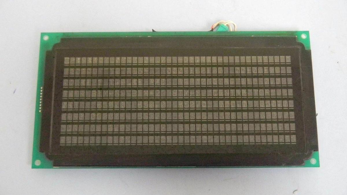 Used Oki QDA-10096-1 Display PCB Assembly, DSA40085CR-LT, Working When Removed
