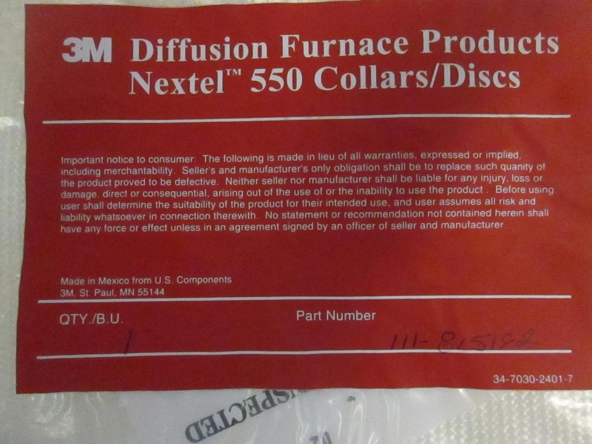 3M Diffusion Furnace Products, Nextel 550 Ceramic Collars/Discs, 111-815192
