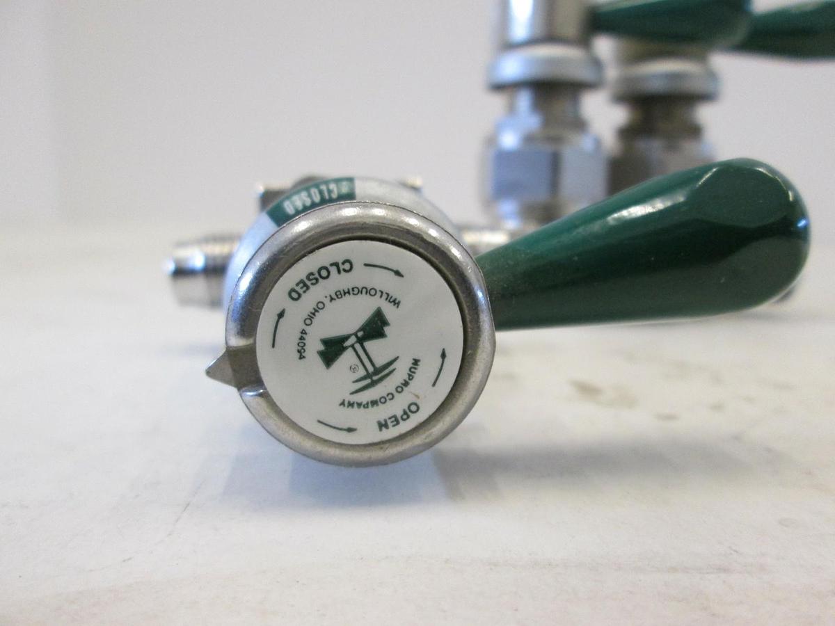 Used Nupro, SS-DLVCR4, Diaphragm Sealed Valve, 1/4 MVCR, Used, Lot of 3