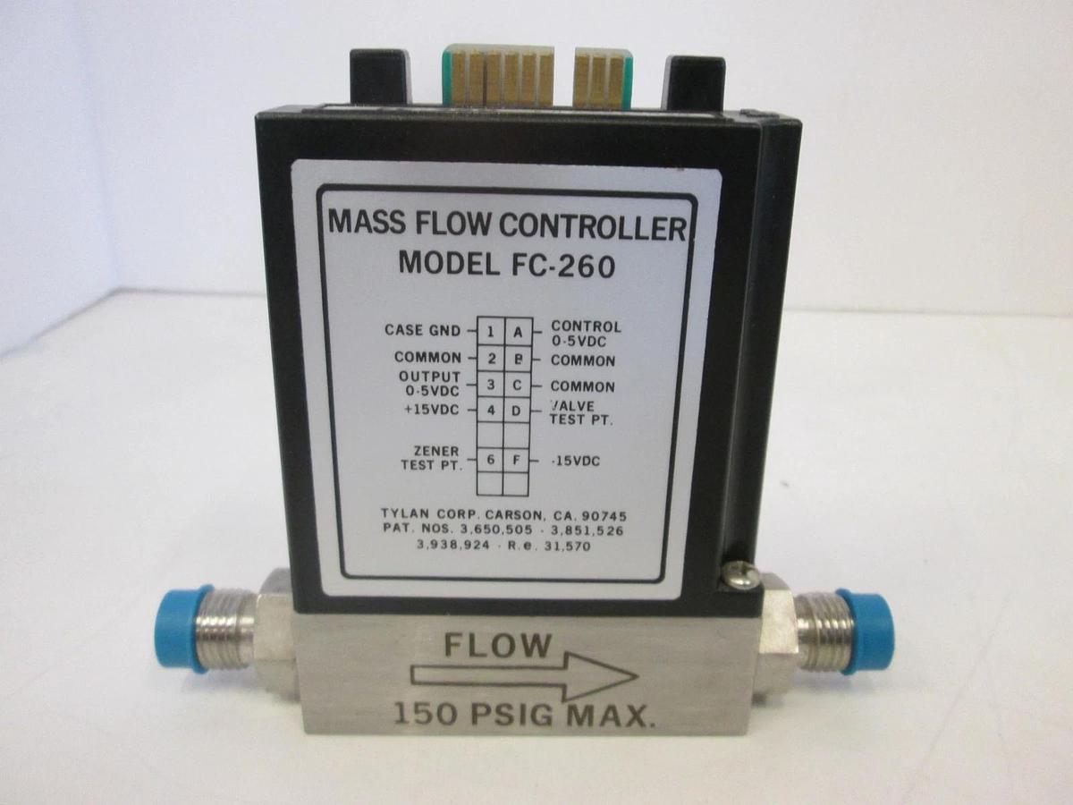 Used Tylan, FC-260, Mass Flow Controller, O2, 3 SLPM, Used