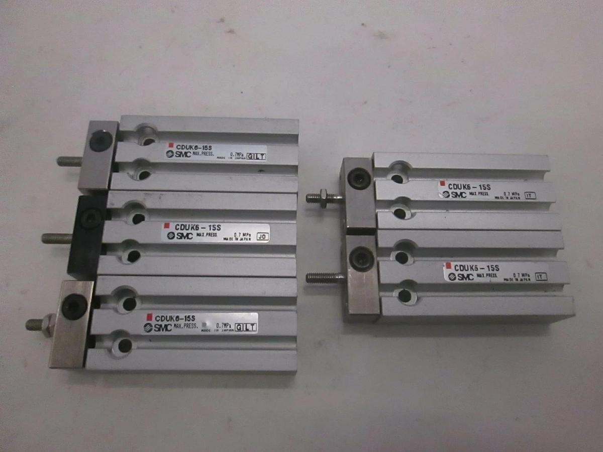 Used SMC, Slide Table, CDUK6-15S, Used, Lot of 5