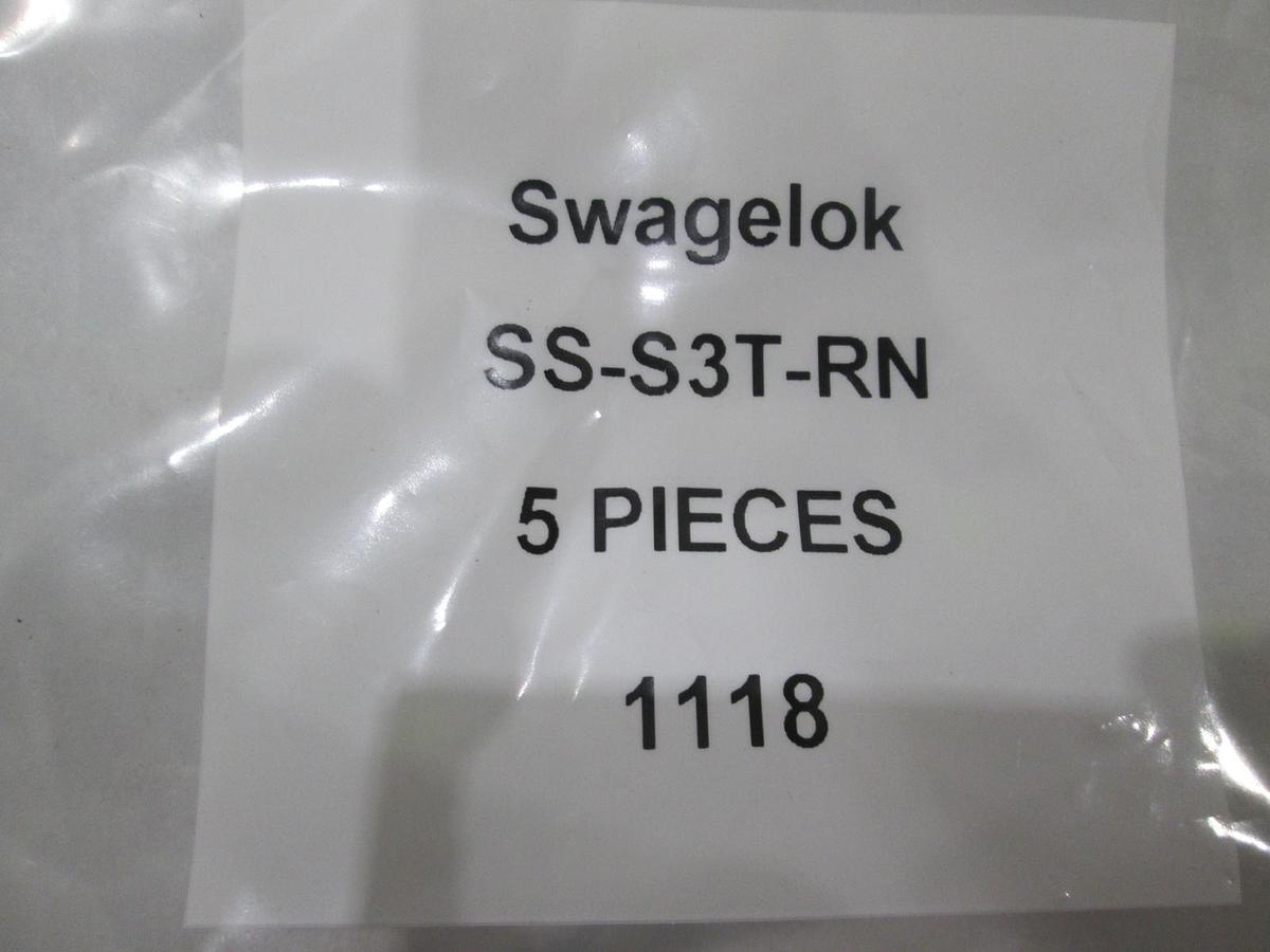 Swagelok, SS-S3T-RN, Fitting, New, Lot of 20