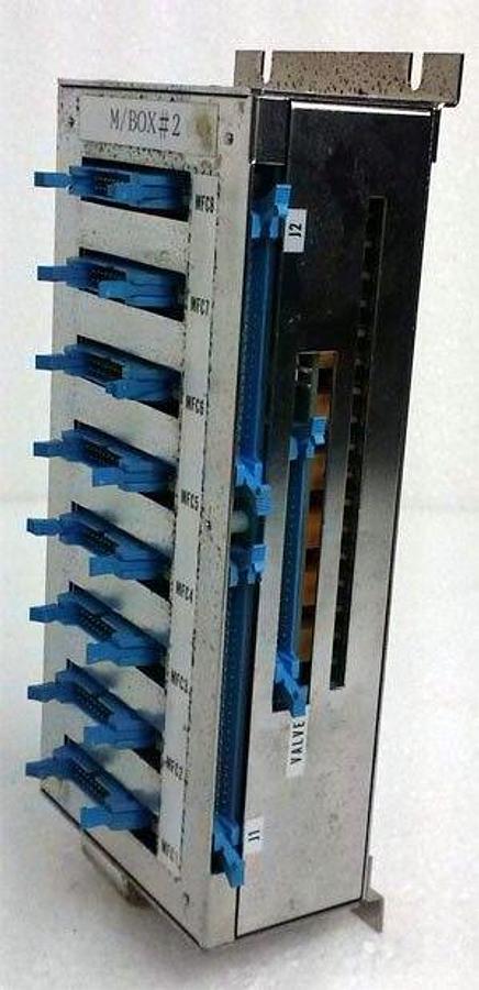 Used TEL Tokyo Electron Gas Box Interconnect Box, Solenoid/MFC, Used