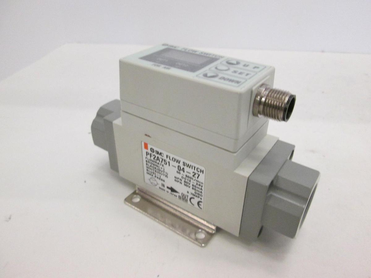 Used SMC, PF2A751-04-27, Digital Flow Switch, Used