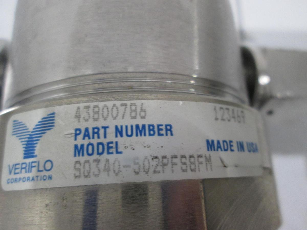 Used Veriflo, Gas Regulator SQ340-502PFS8FM, 1/2" MVCR and FVCR Connectors, Used