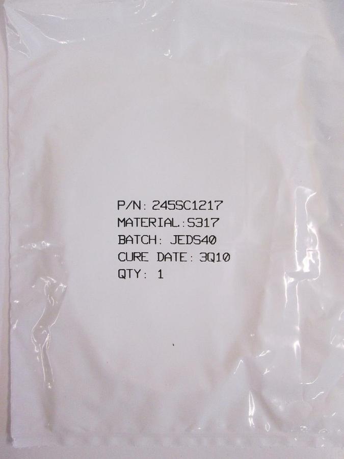 Used International Seal Co, 245SC1217, White, S317, O-Ring Lot of 29
