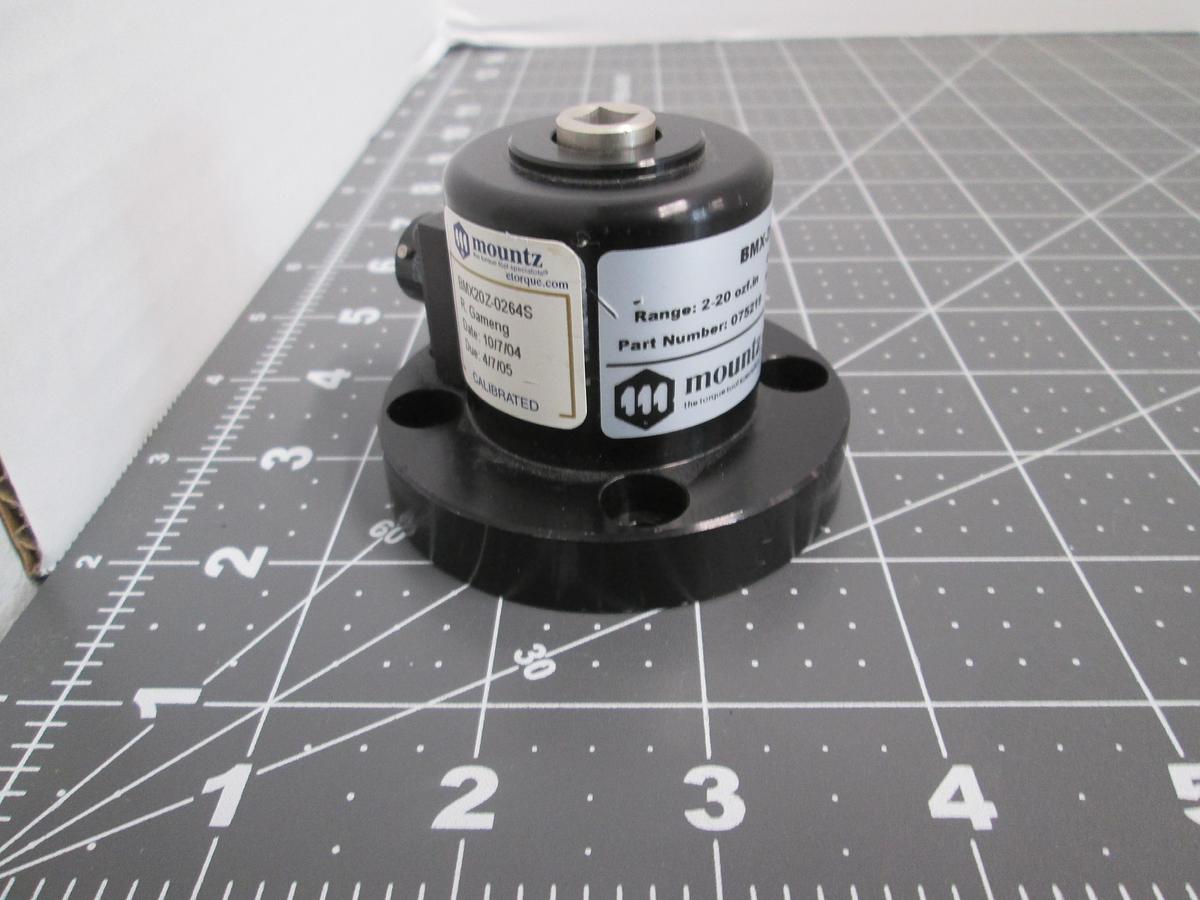 Used Mountz BMX20Z-0264S Bench Mounted Torque Sensor 
