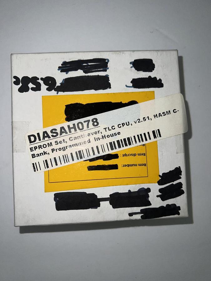DIASAH078 EPROM Set, Cantilever, TLC CPU, v2.51, HASM C-Bank, Programmed InHouse