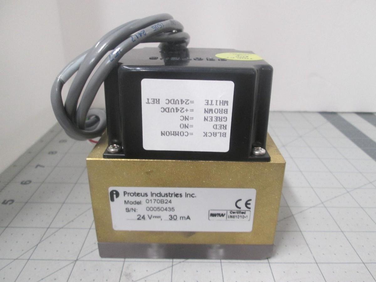 Proteus Industries Inc., 0170B24, 100 Series Flow Switch w/ Manual, New