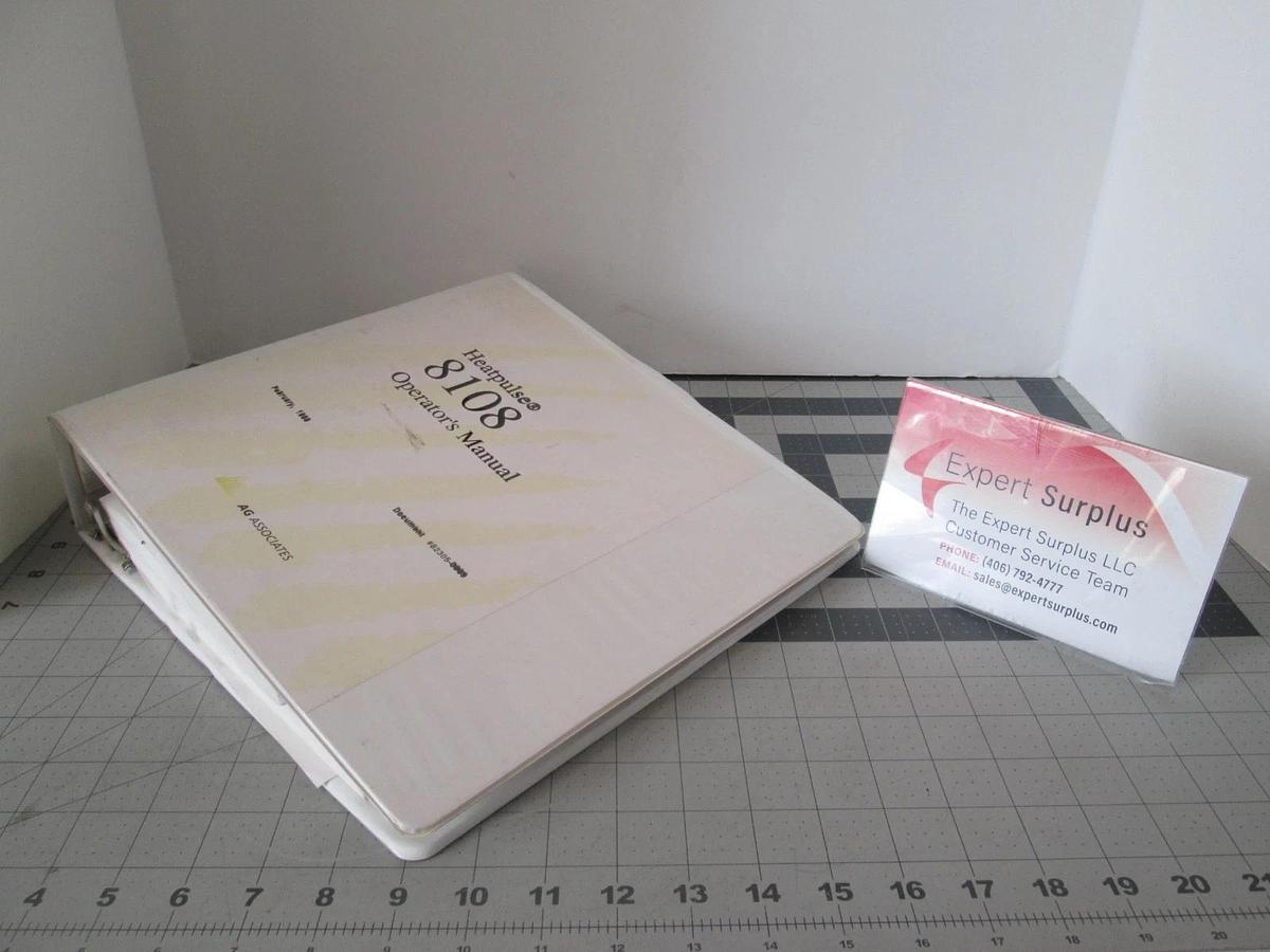 Used Heatpulse, 8108 Operator's Manual, 82305-0009, Used