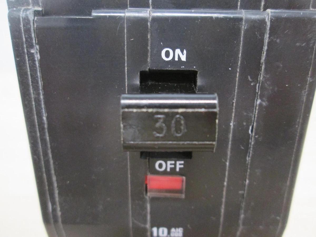 Used Square D, Type QOB, 3 Pole Circuit Breaker, 30A, Used