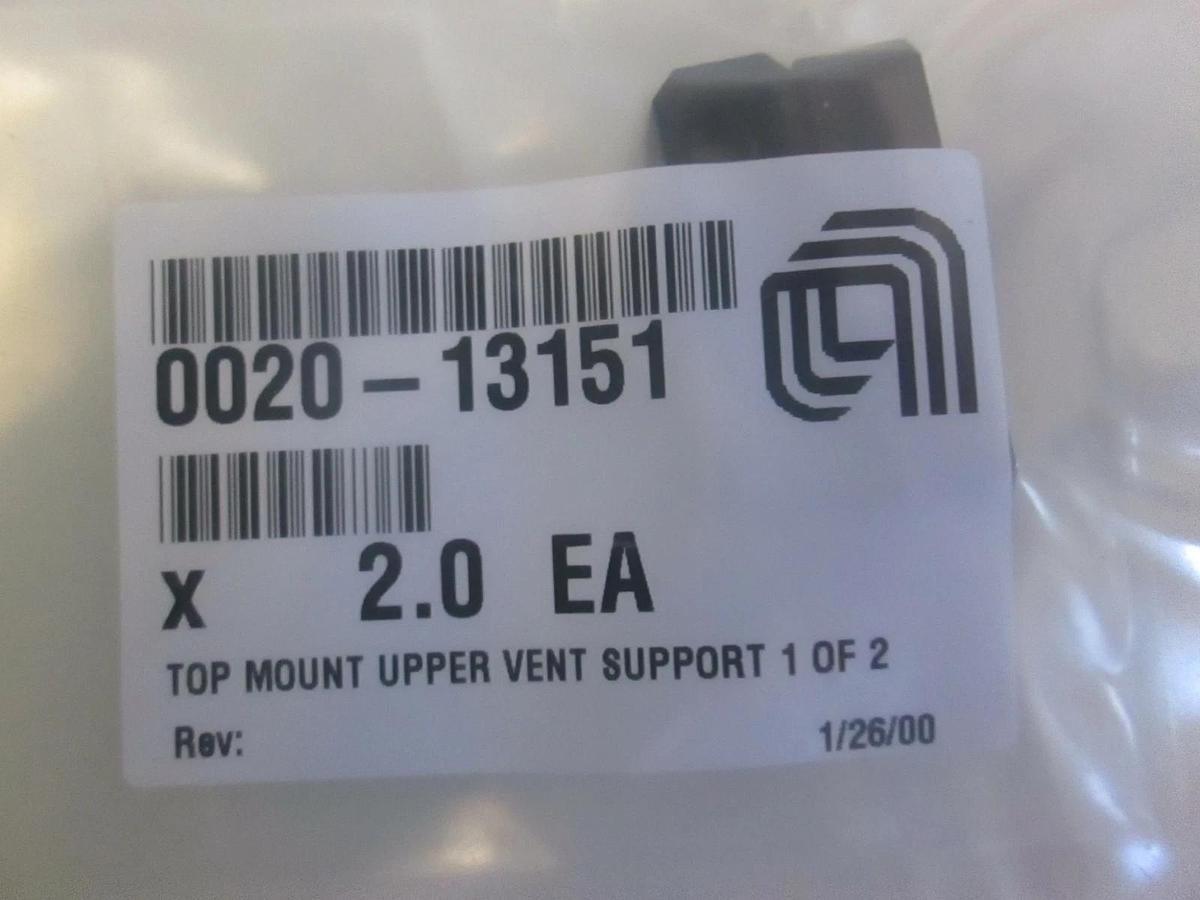 AMAT, 0020-13151, Top Mount Upper Vent Support 1 of 2, New, Lot of 2