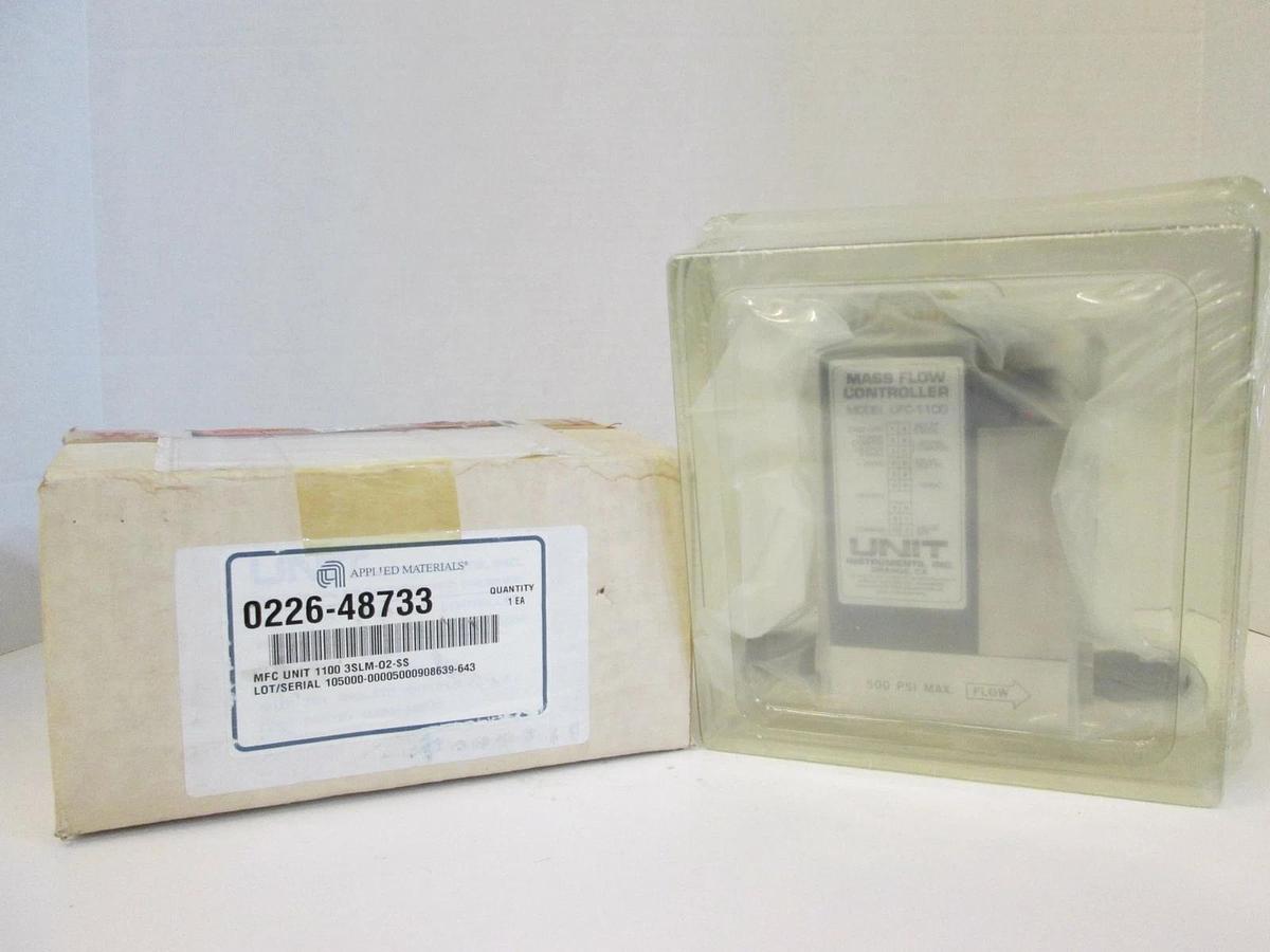 Used Unit UFC-1100A Mass Flow Controller MFC, O2, 3 SLM, 1/4" Male