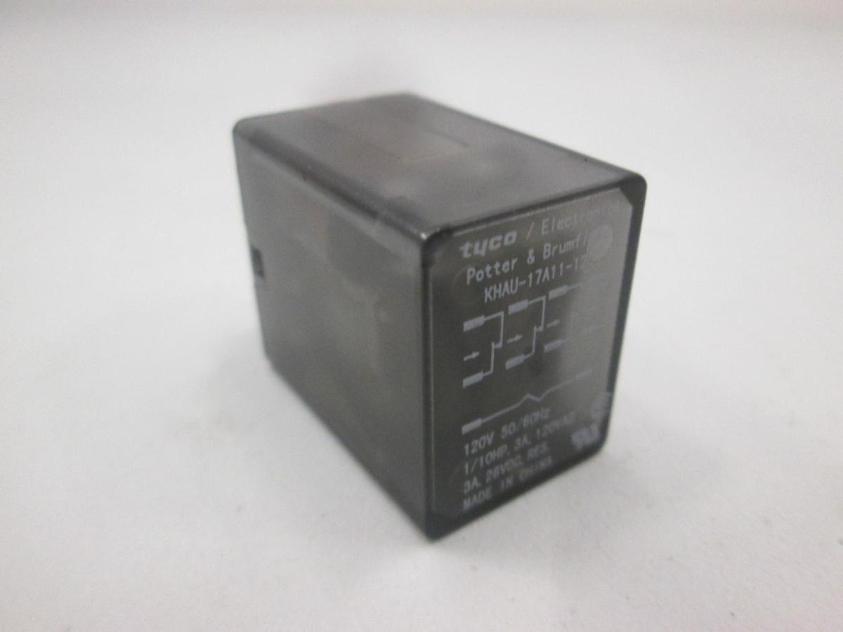Used Potter & Brumfield, KHAU-17A11-120, 120V Relay, Used