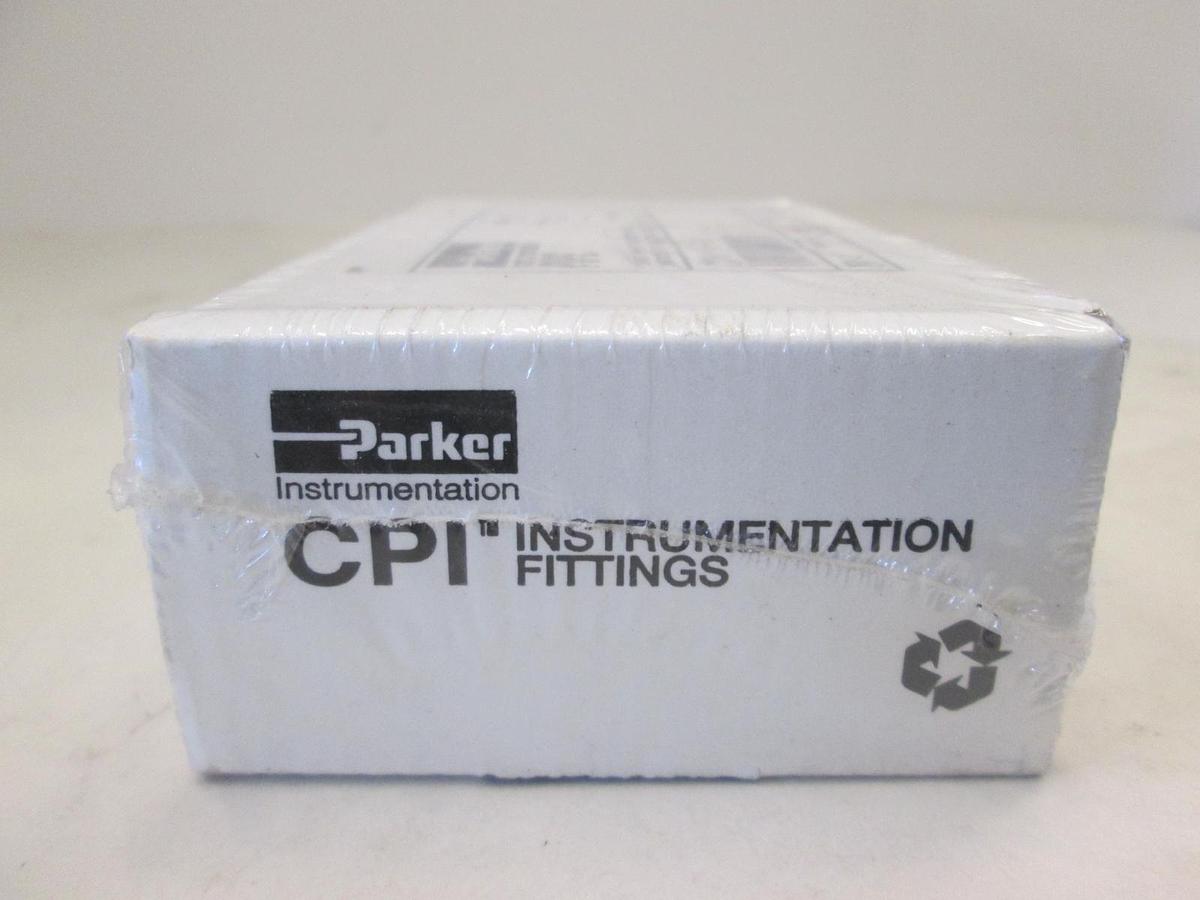 Parker, 8 FX-SS, Female Cross Fitting Box of 2, New, Original Packaging