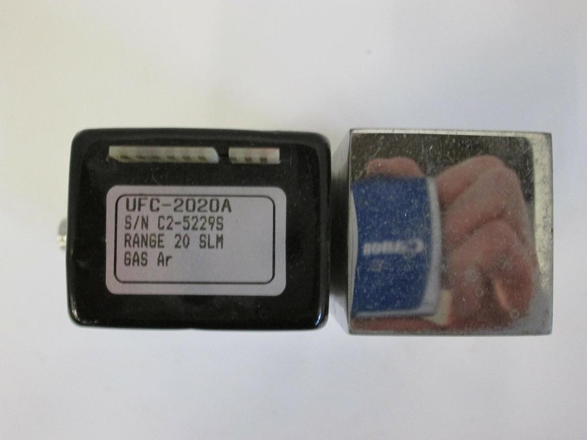 Used Unit UFC-2020A Mass Flow Controller MFC, AR, 20 SLM, 1/4" Male