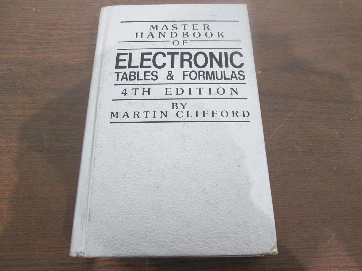 Used Master Handbook of Electronic Table & Formulas, 4th Edition, 0-8306-0625-4, Used