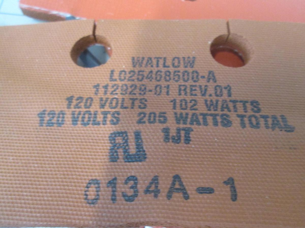 Watlow Electric, L025468500-A & B, Heater Strip for SVG Furnace, 120V, 103W, New