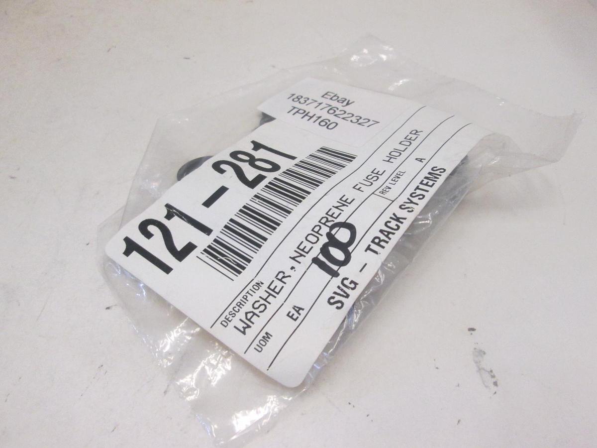 LITTELFUSE INC, H901 002, WASHER,NEOPRENE FUSE HOLDER, New, Lot of 100