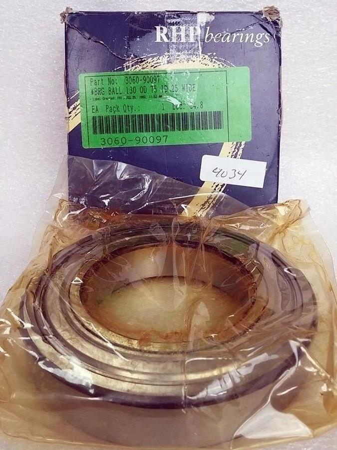 AMAT 3060-90097 RHP Ball Bearing 6215 130mm OD, 75mm ID, 25mm WIDE, New