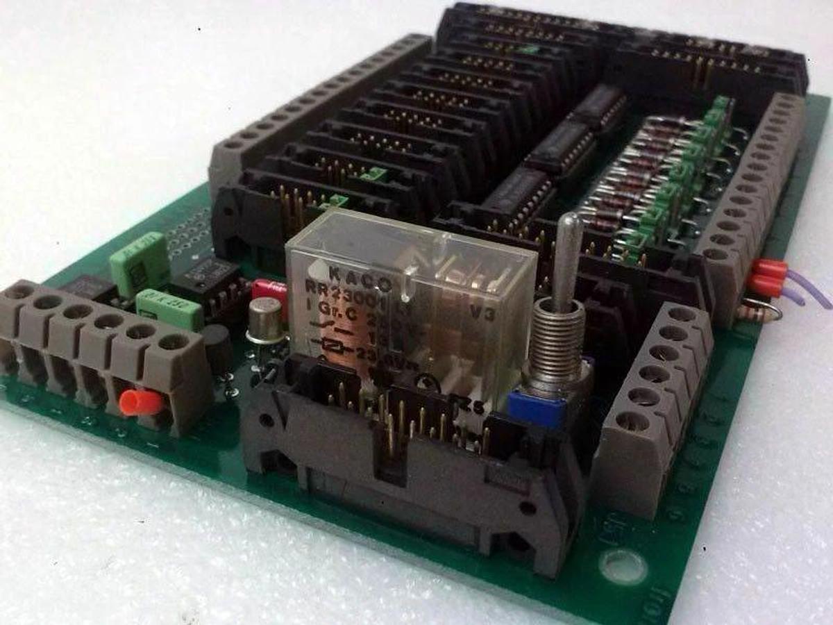 Used Tempress 522127 Gas Interconnect Board Part No 7.01.104, DPC diffusion furnace