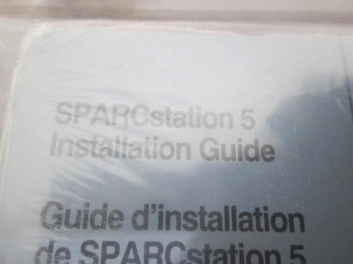 Used Sun, SPARCstation 5 Manual Set, 825-2316-06, 261-2040-02, New
