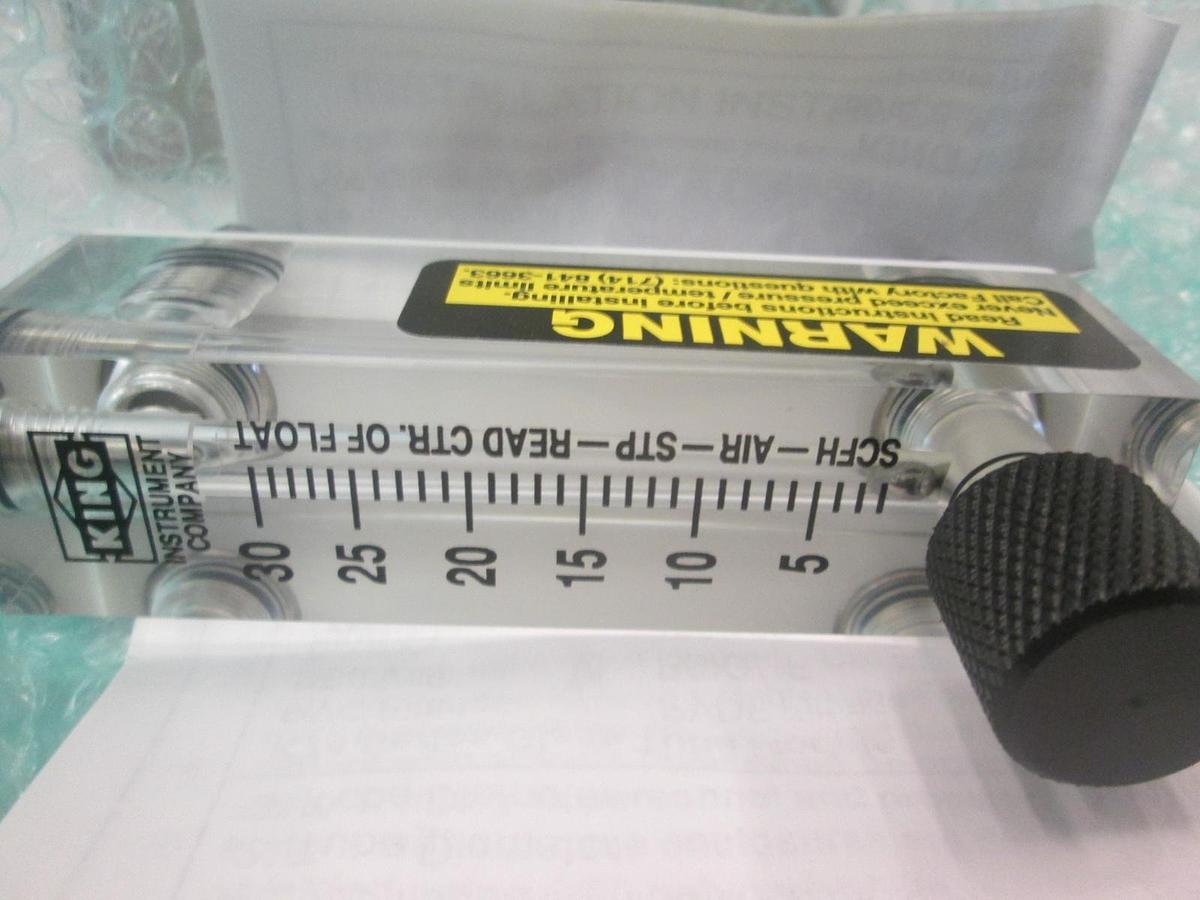 Used King Instrument, 753011120-09, 2"/BR/ EPR/BR/30 SCFH, New