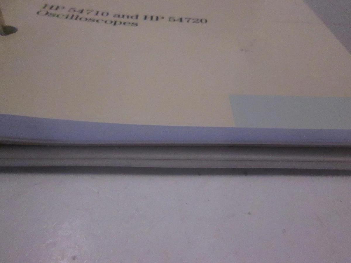 Used HP 54710 and 54720 Oscilloscopes Programmer's Reference, Used