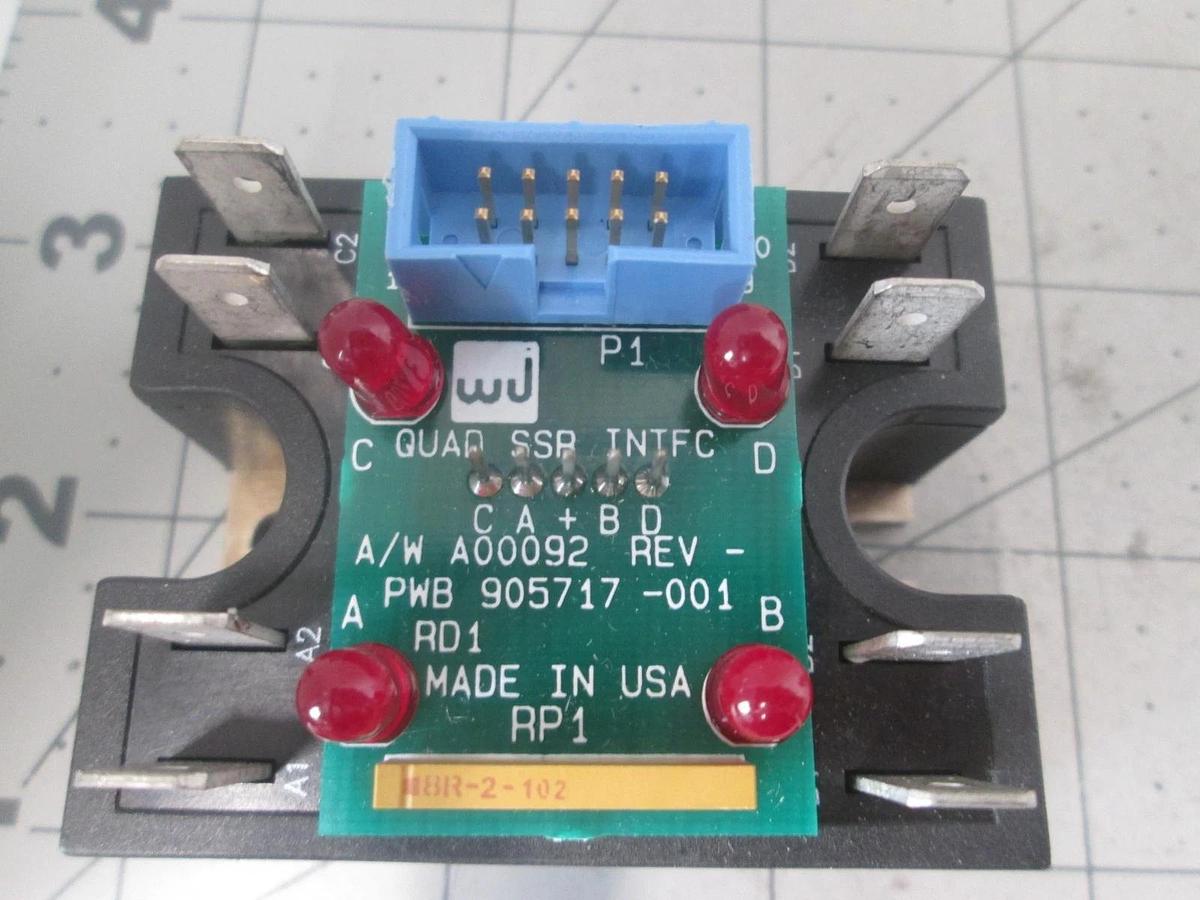 Watkins Johnson, 905718-001, Quad SSA Relay Interface, PCB Assy, New