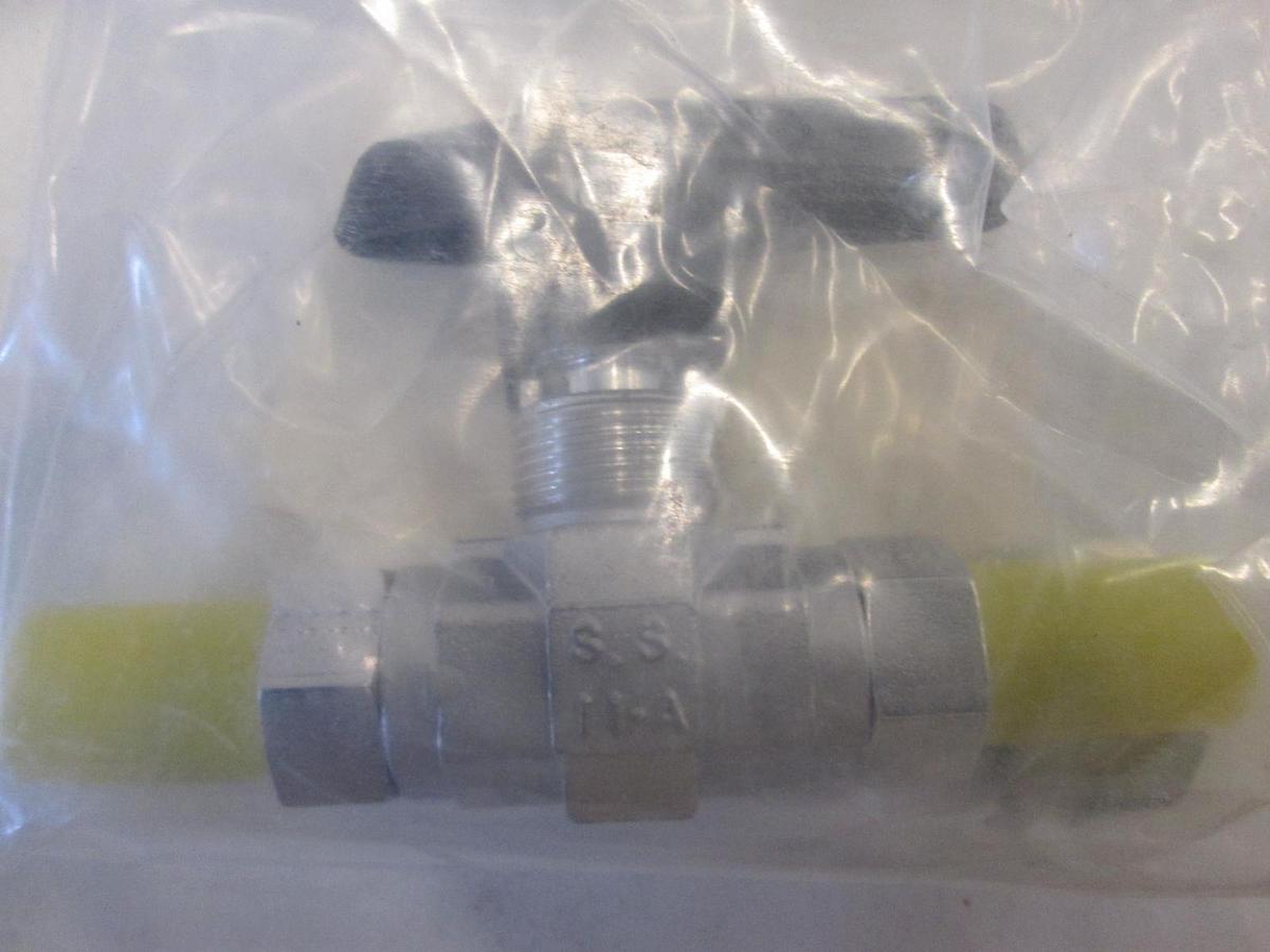 Parker, 4V-B6LJ2-SSP-GAC, 2 Way Ball Valve, New