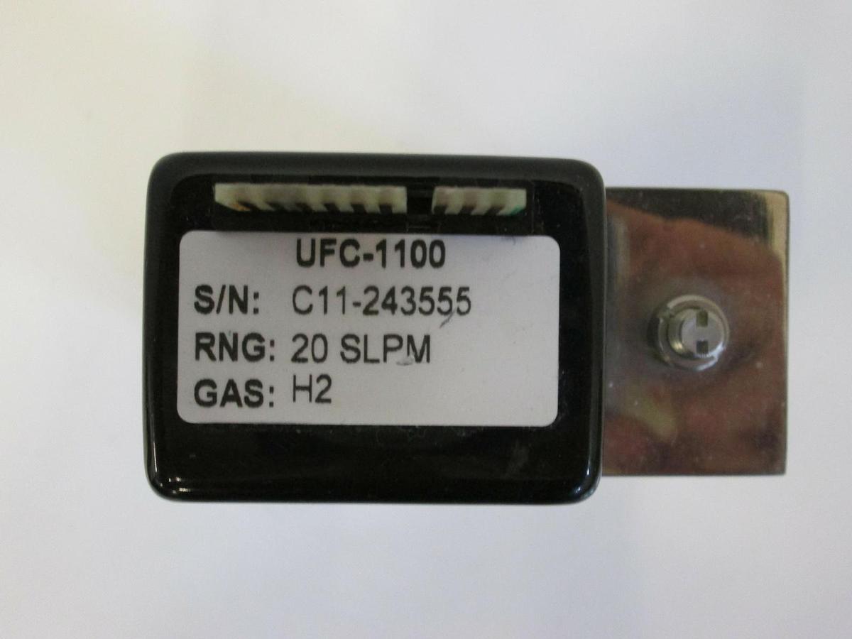 Used Unit UFC-1100 Mass Flow Controller MFC, H2, 20 SLPM, 1/4" Male
