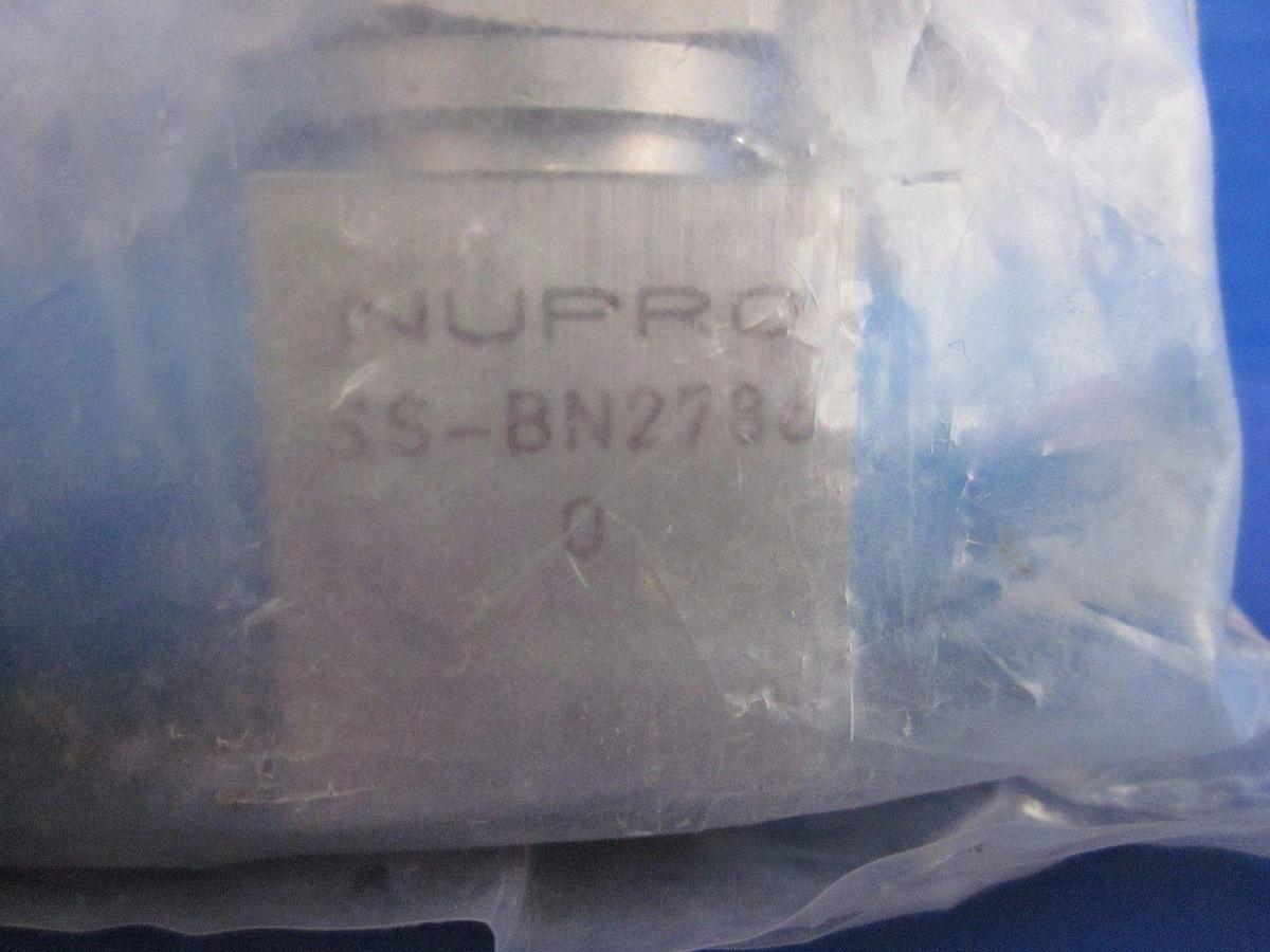 Used Nupro SS-BN2786-O Switching Bellows Sealed Valve, NO Actuator, 1/4" FVCR