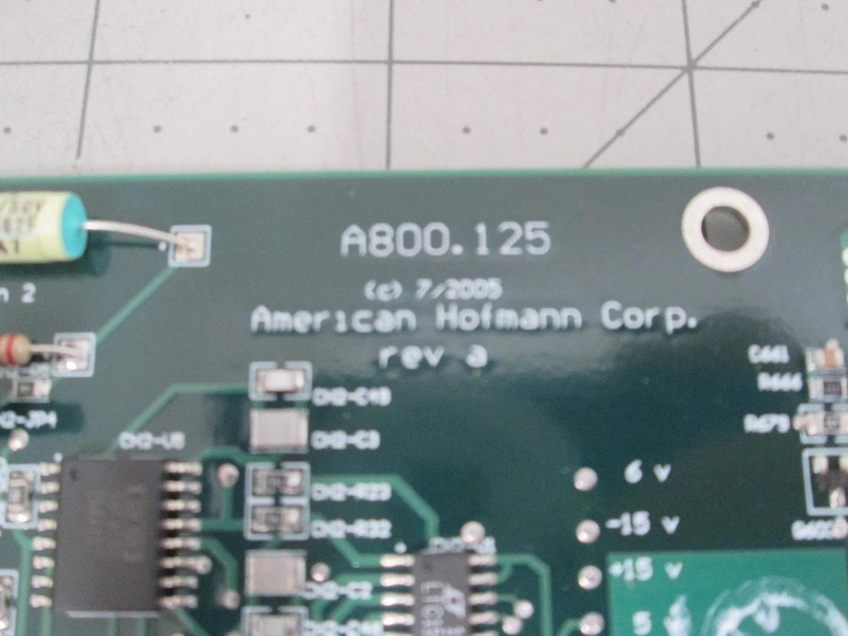 Used American Hofmann Corp., A800.125, Netburner MOD5282, Used