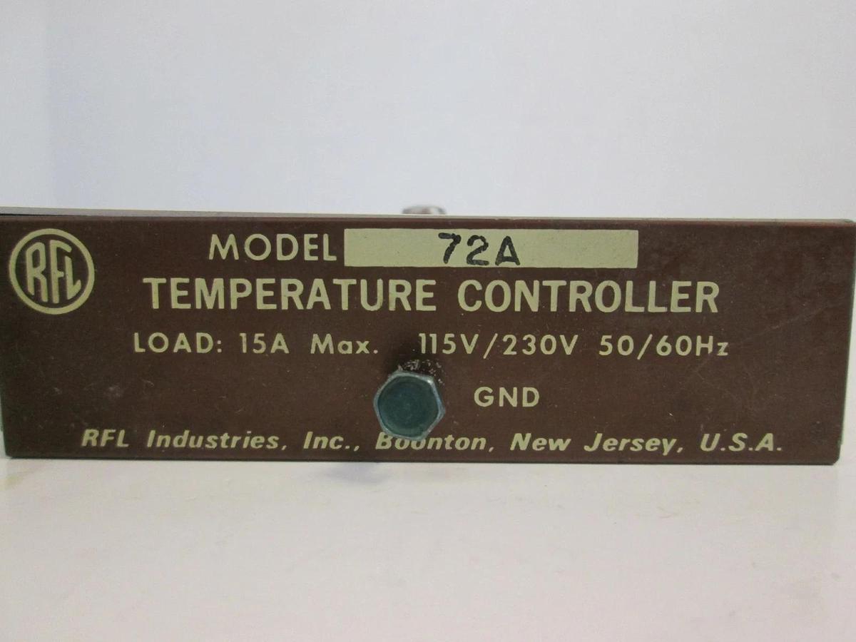 Used RFL Industries, 72A Temperature Controller, 115V/230V, Used
