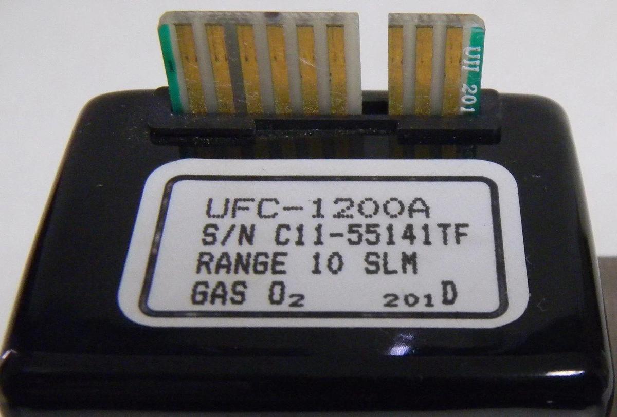 Used Unit UFC-1200A Mass Flow Controller, Gas- O2, Range- 10 SLPM, Used