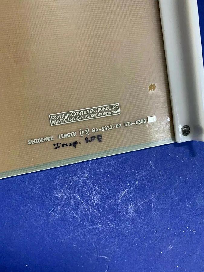 Used Tektronix 670-5390-01 Sequence Length PCB, Used