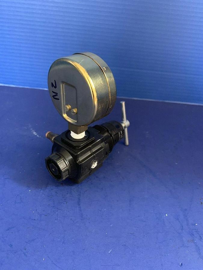 Used Norgren R72G-2AT-RMG Pneumatic Regulator w/ Gauge, Used