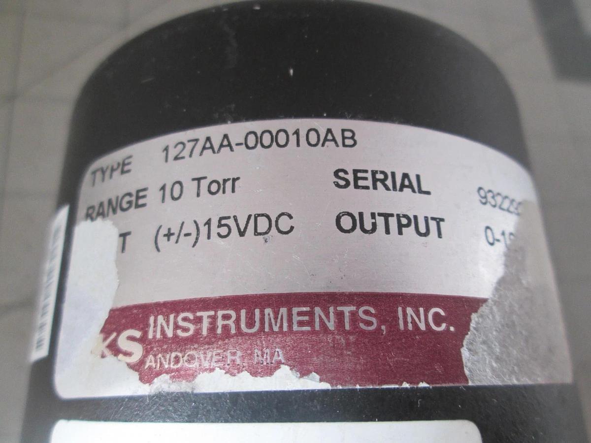 Used MKS. Baratron Type 127, 127AA-0010AB, 10 Torr, Used