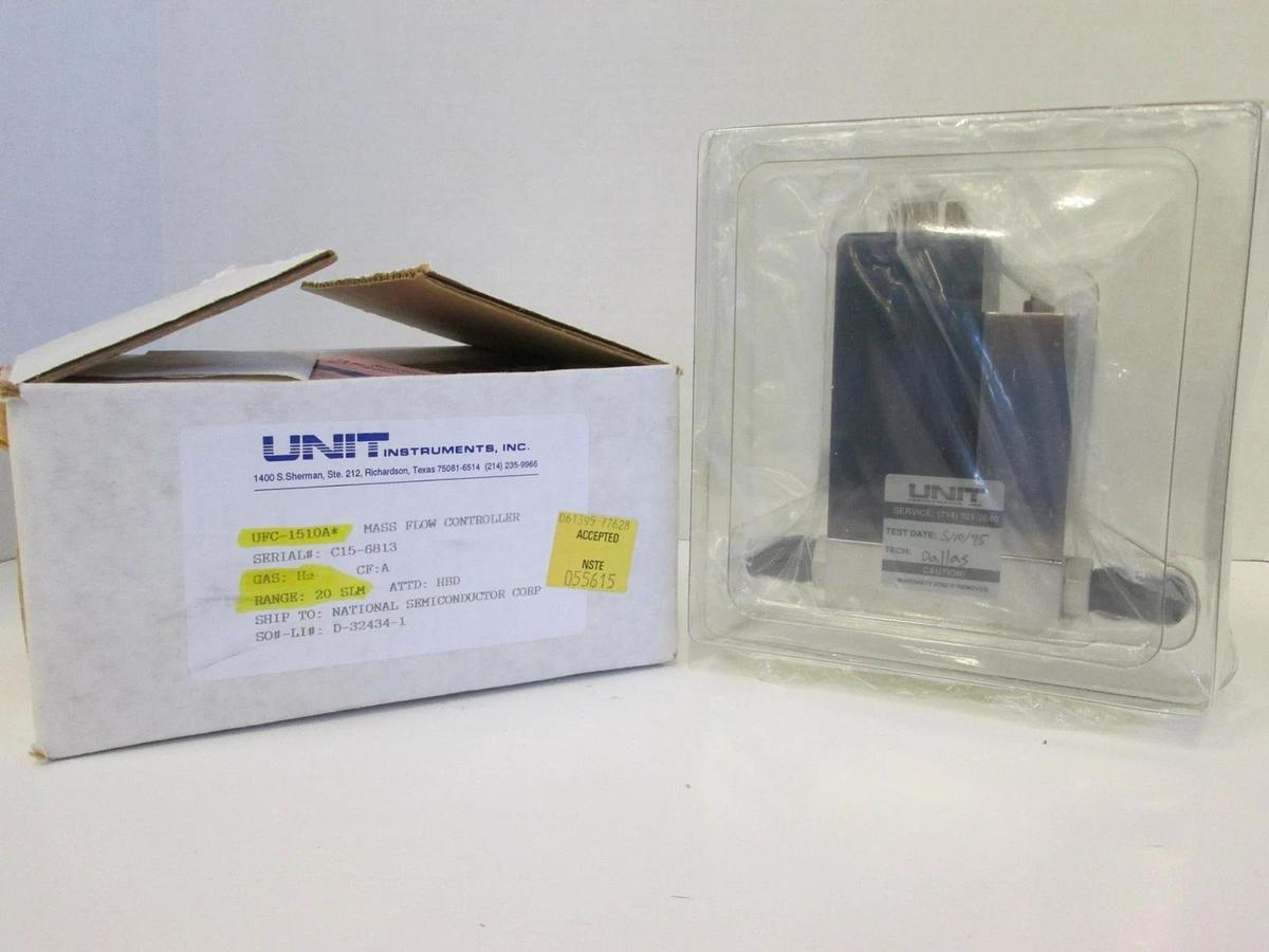 Used Unit UFC-1510A Mass Flow Controller MFC, H2, 20 SLM, 1/4" Male